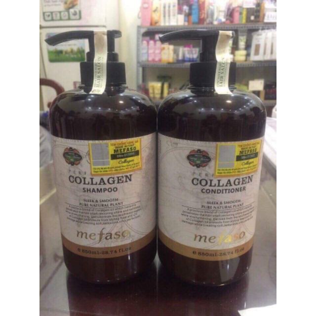 (hàng Cty) Gội Xả COLLAGEN MEFASO - 1700ml