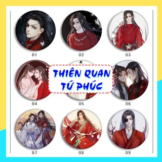 Huy hiệu Thiên Quan Tứ Phúc - Tạ Liên - Hoa Thành - đam mỹ Mặc Hương Đồng Khứu