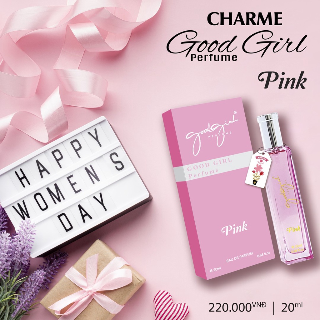 Nước hoa Charme Good Girl Hồng 20ml