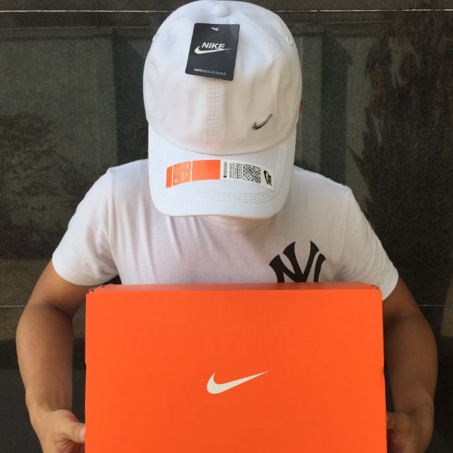 [GiveBOX] Nón Nike trắng full tag+tem