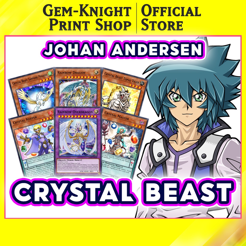 [Bài In] Bộ bài Yugioh - Crystal Beast - Johan Andersen Deck