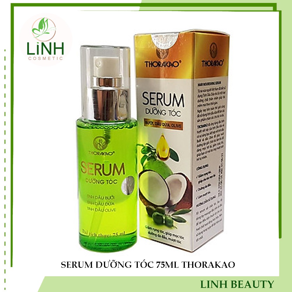 SERUM DƯỠNG TÓC  Thorakao 75ML (BƯỞI - DẦU DỪA - OLIVE)