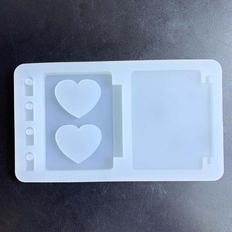 Khuôn Silicone Tạo Hình Cuốn Sách Gấp Gọn DIY