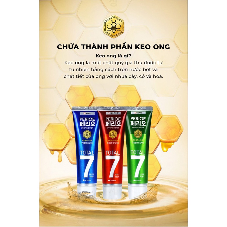 KEM ĐÁNH RĂNG PERIOE TOTAL 7 MID HÀN QUỐC 140G