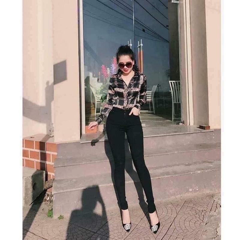 quần tregging công sở cạp cao