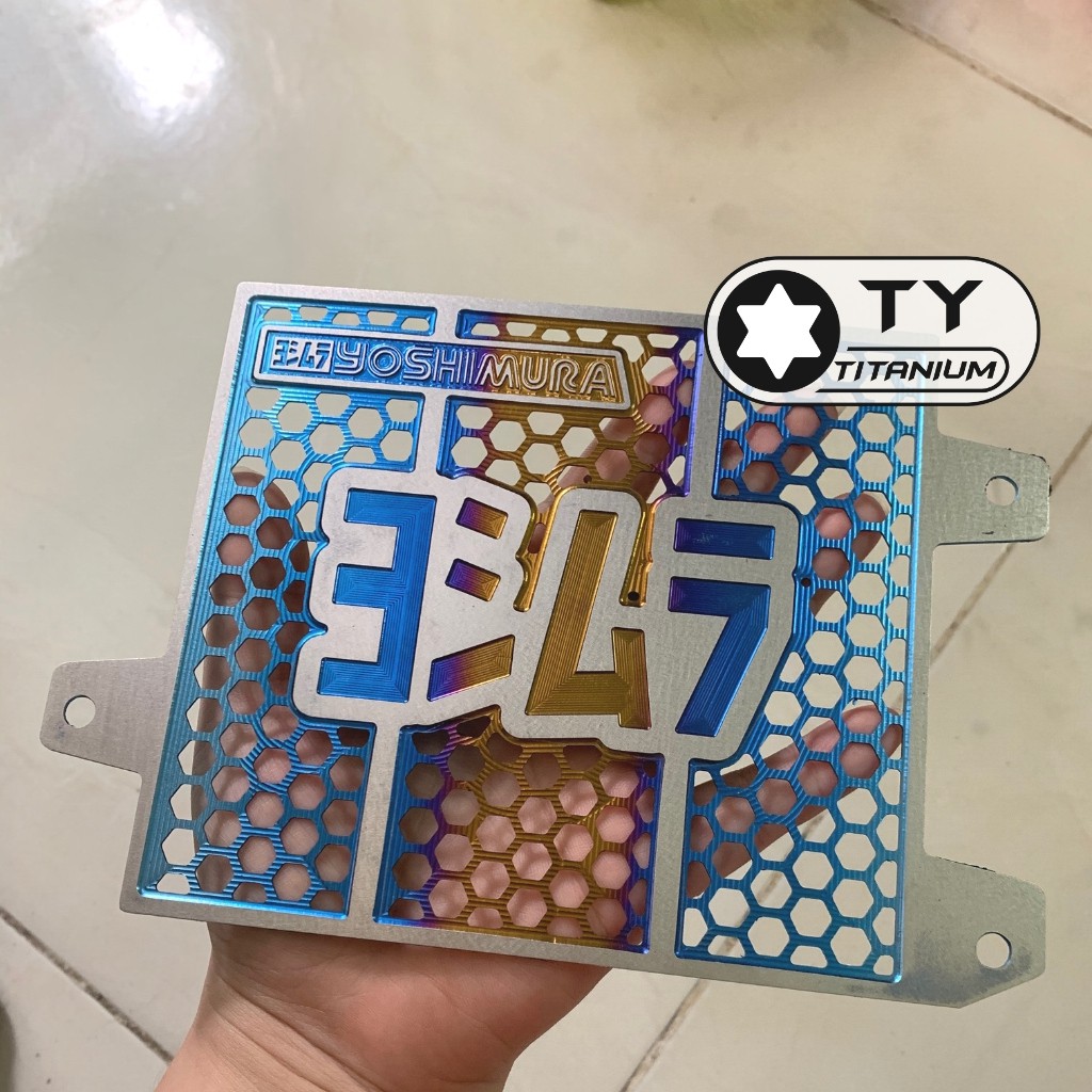Che Két Nước Titan VARIO mẫu Yoshimuara màu Điện phân và màu Khò TẶNG kèm ốc
