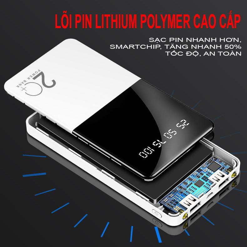 Sạc dự phòng BunBea 15000mAh Dẹp T109