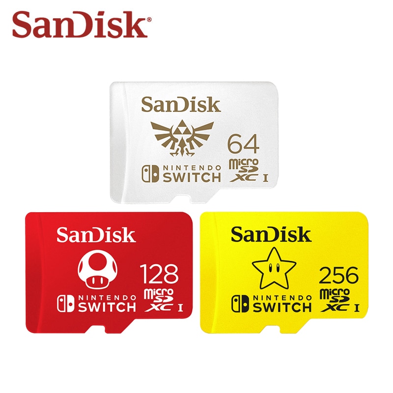 Thẻ Nhớ SANDISK Micro Sd 256gb 128gb 64gb 4k Ultra Hd Tf Cho Nintendo Interrupter