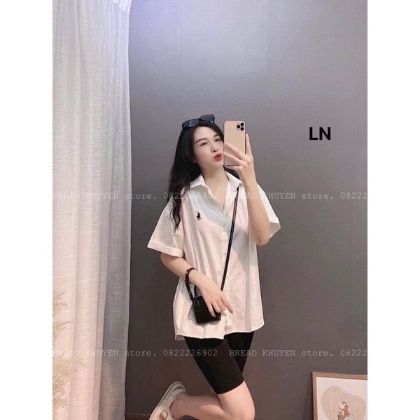 Áo sơ mi logo cưỡi ngựa LN12