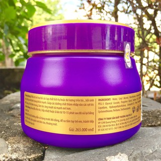 Combo Hấp dầu và xịt dưỡng tóc Lacei 500ml/200ml T