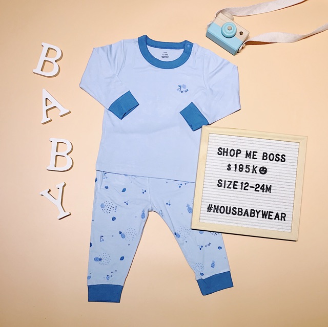 BỘ NOUS CÀI VAI DÀI 9-12M 12-18M 18-24M