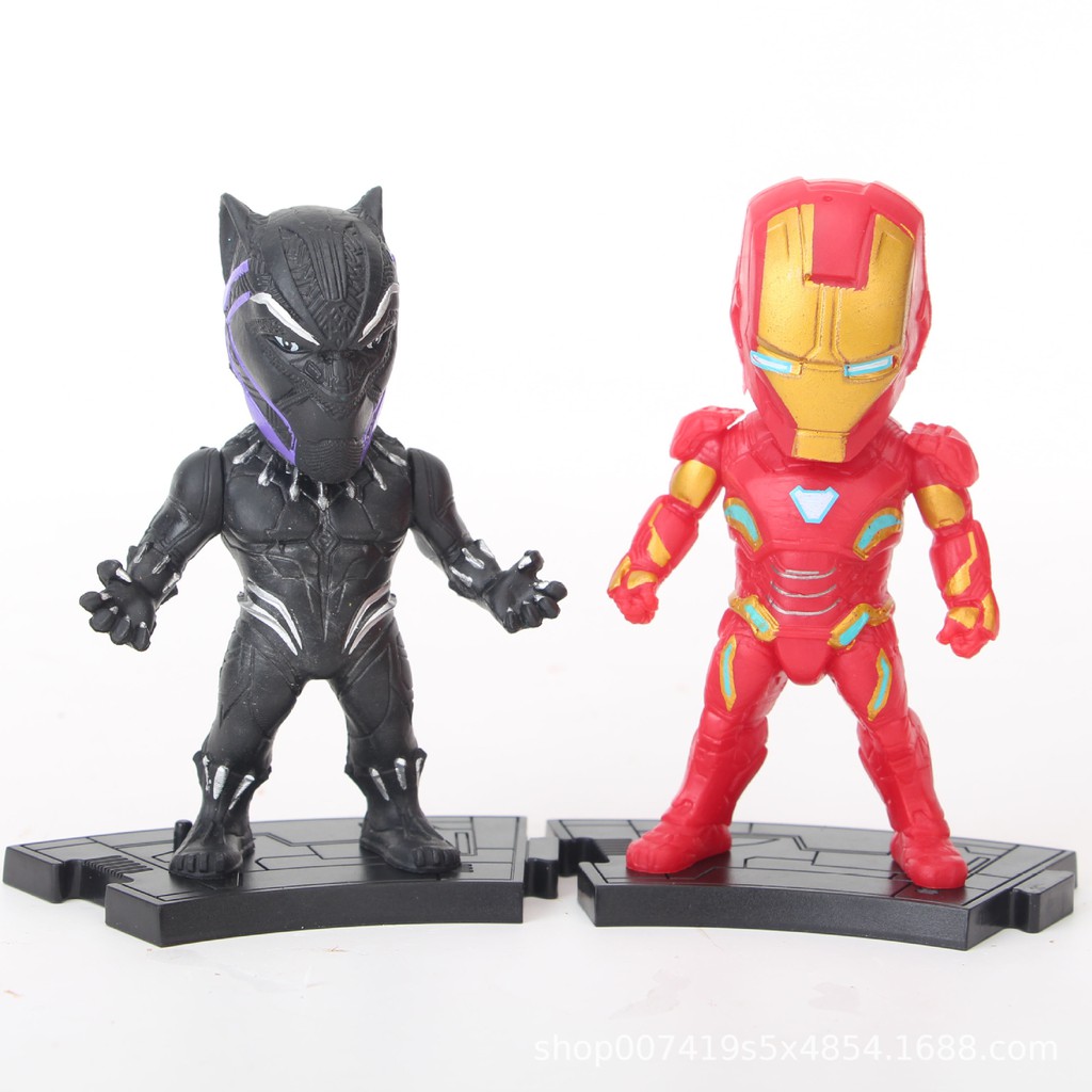 Bộ mô hình avengers đồ chơi bộ set 8 nhân vật siêu anh hùng end game marvel