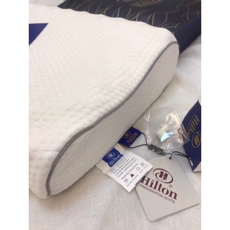 Gối CAO SU HILTON Loại 1, Gối Cao Su Non HIN BEDDING Hàng Đẹp Cao Cấp Dày Dặn