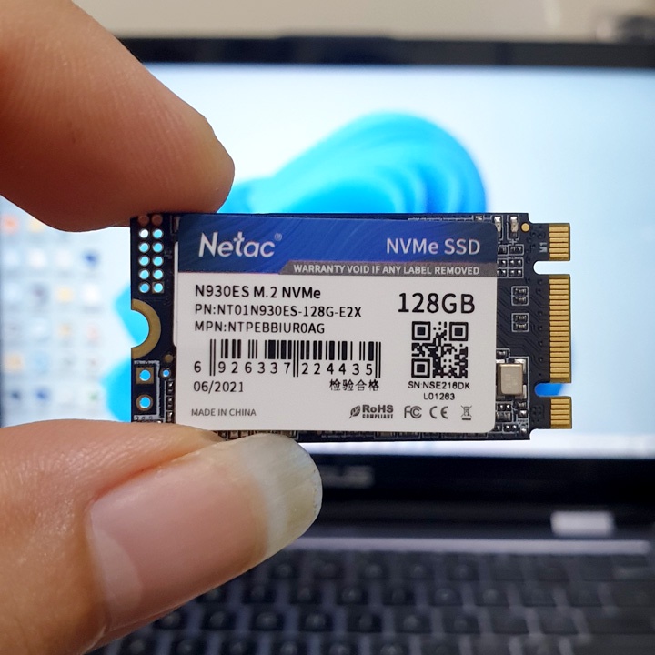 Ổ cứng SSD M.2 2242 PCIe NVMe Netac N930ES 128GB 256GB - bảo hành 3 năm - SD118 SD119