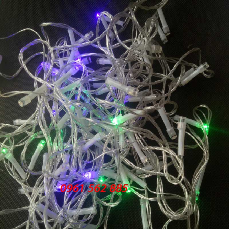 Đèn Led Nháy Kim Nhiều Màu-Sử Dụng Trang Trí Nhà Cửa Cây Cảnh- Có 5 Chế Độ Nháy Tùy Chọn-Dây Dài 5m