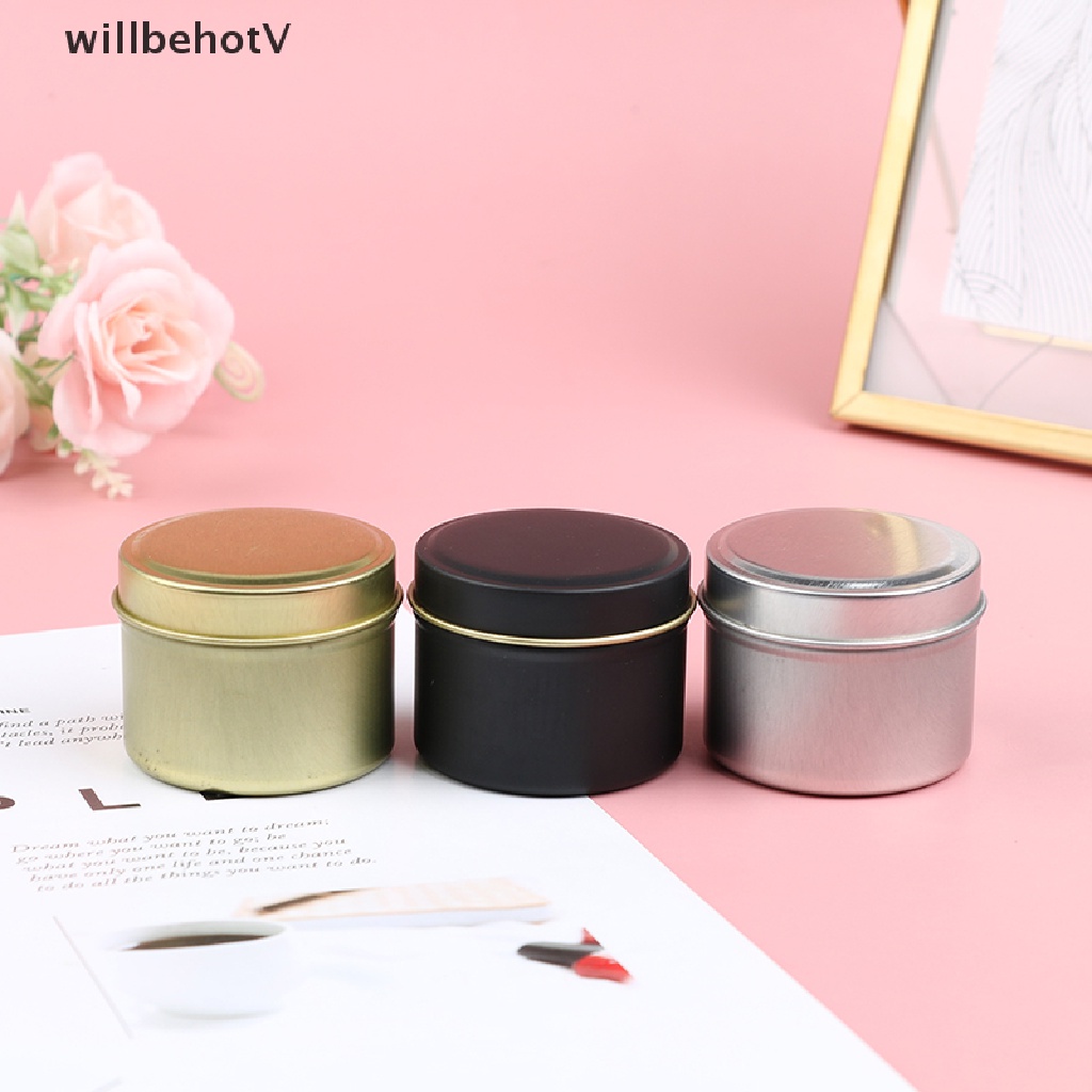Hộp Thiếc Nhôm Đựng Mẫu Thử Nến 2Oz Tiện Dụng