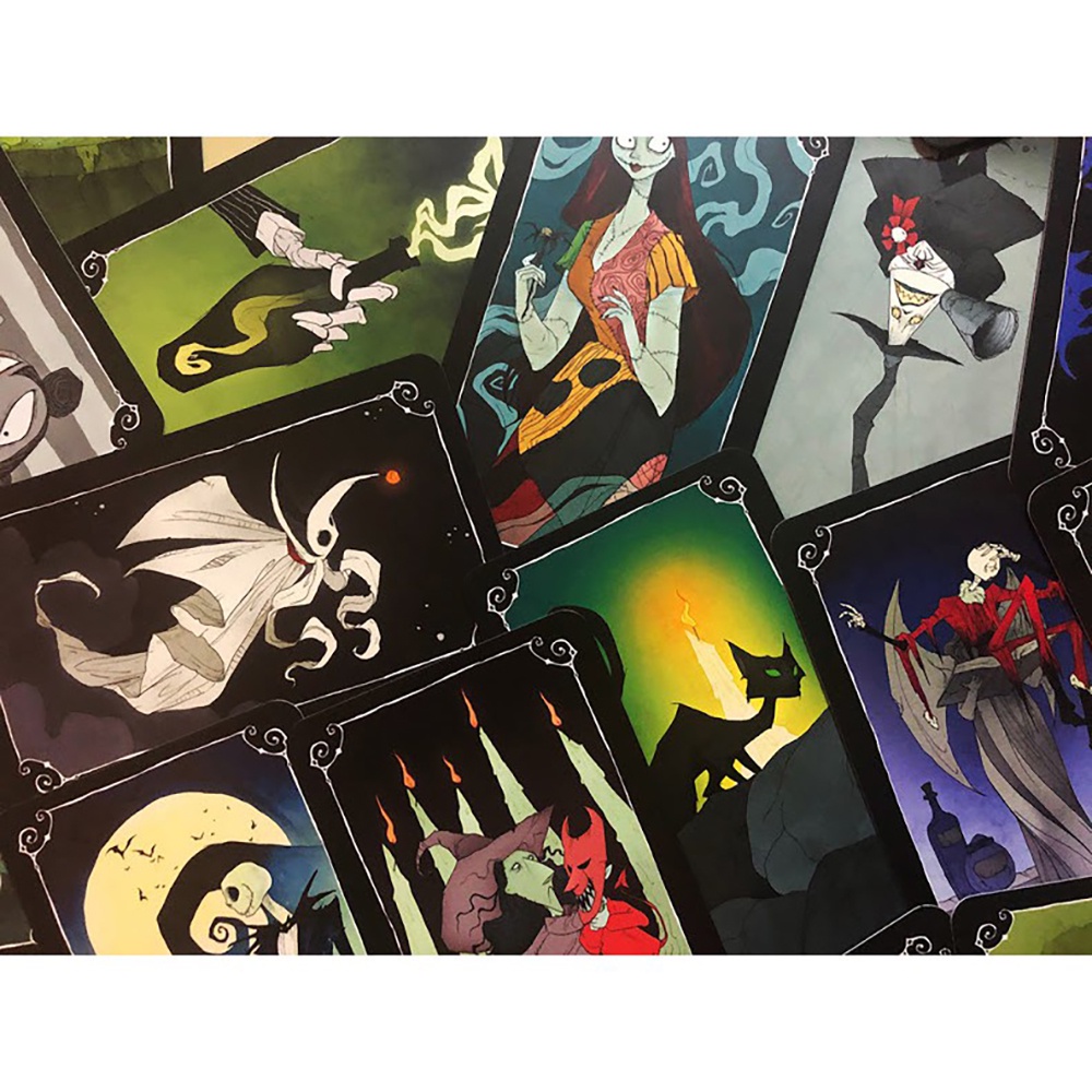 [Size Gốc] Bộ Bài The Nightmare Before Christmas Tarot 78 Lá Bài Tặng Đá Thanh Tẩy S60