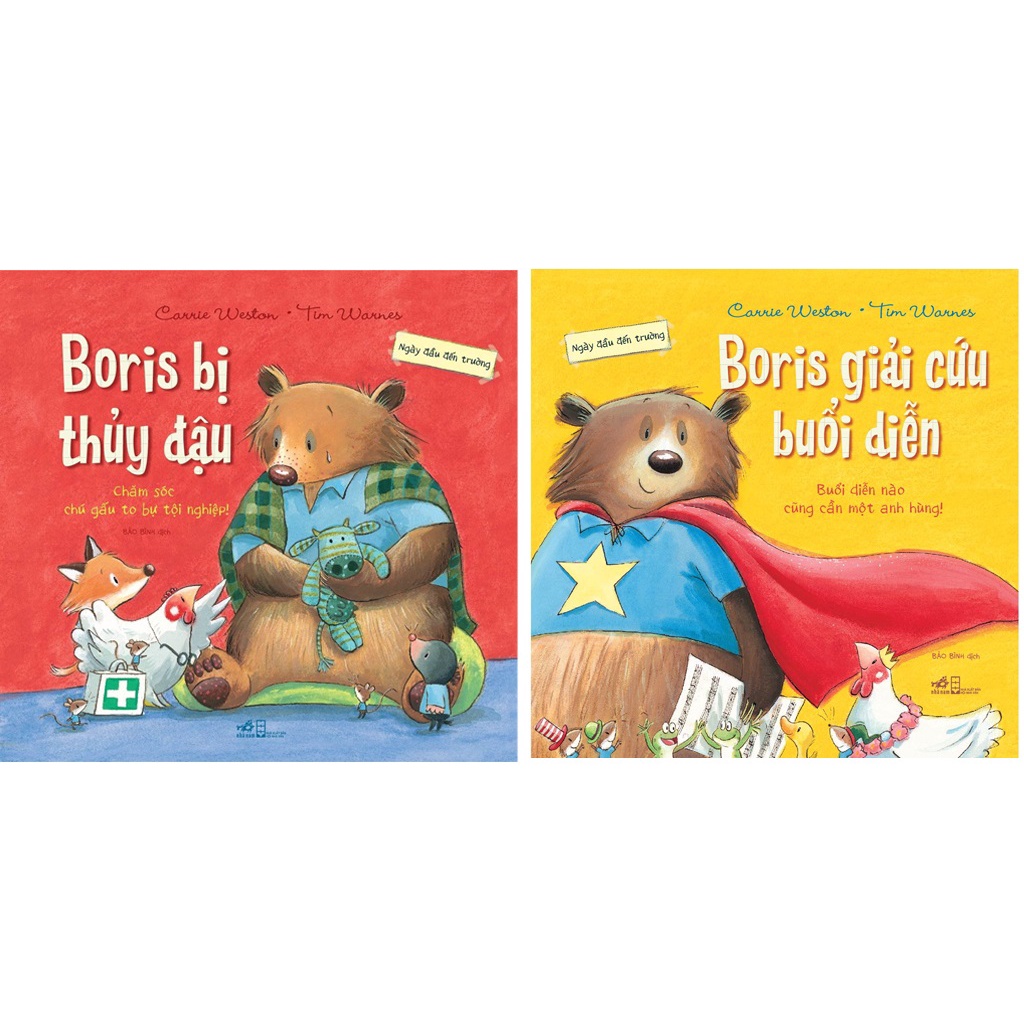 Sách Nhã Nam - Combo Ngày Đầu Đến Trường Của Gấu Boris (2 Cuốn)