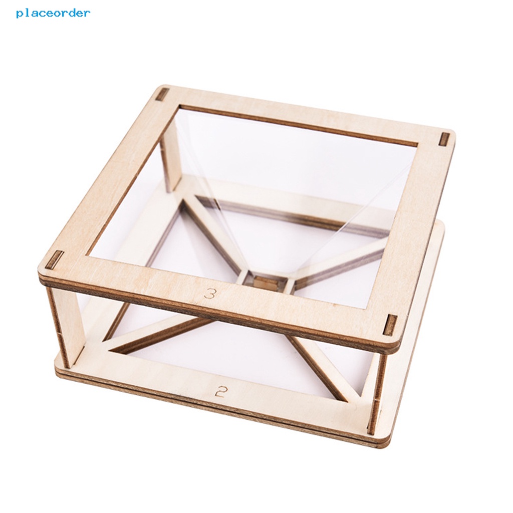 Giá đỡ máy chiếu hình hologram 3D bằng gỗ DIY chất lượng cao