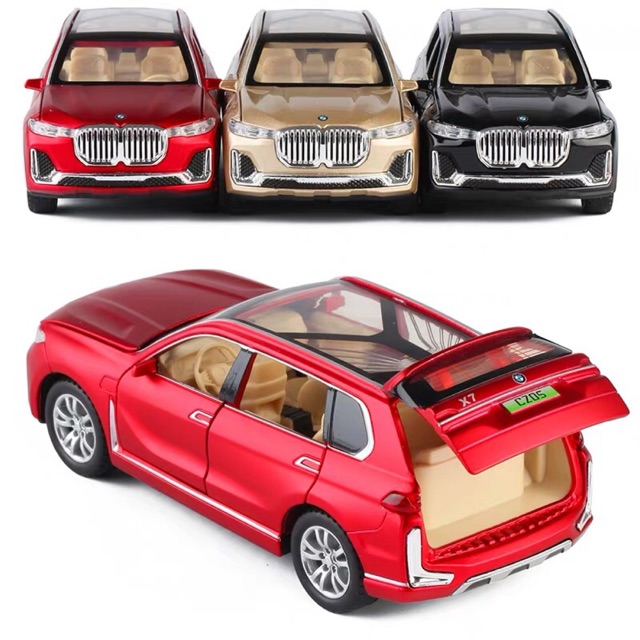 Mô Hình Kim Loại 1:32 Xe BMW X7 SUV  Nhiều màu có đèn &amp; âm thanh