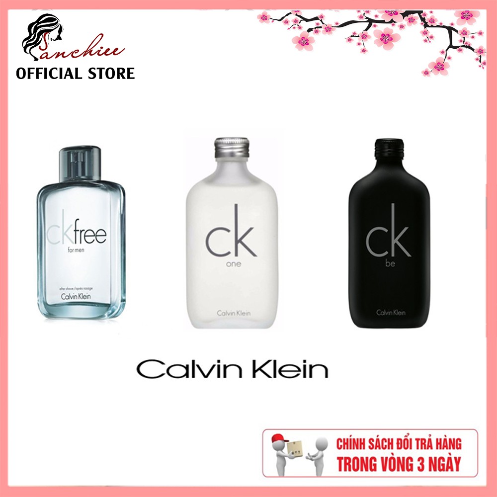 Nước hoa Nam Calvin CK, Hương Tơn Nam Tính Cho Mùa Hè Nhiệt Huyết ( 5/10/20ml)