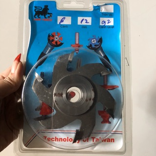 Lưỡi phay gỗ 6 cánh 12ly chéo 95mm