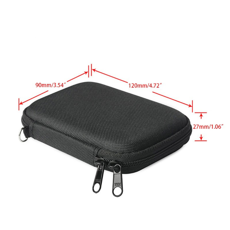 DOU Magic Mouse Case Bag Organizer, Portable Hard Shell Protective Carrying Pouch Travel Case for MacBook Magic Mouse 2 1 Bl