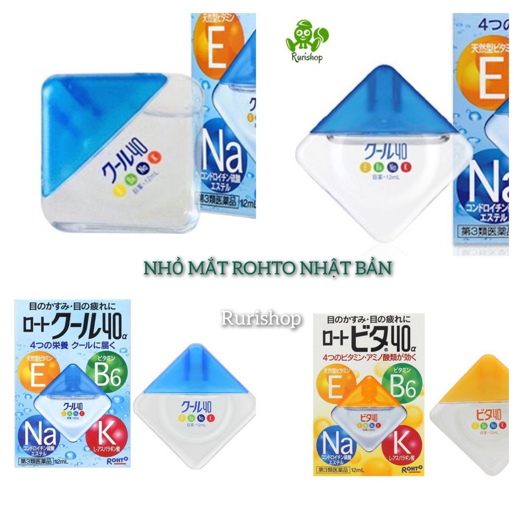 Nhỏ mắt Rohto Vita 40 12ml nội địa Nhật Bản