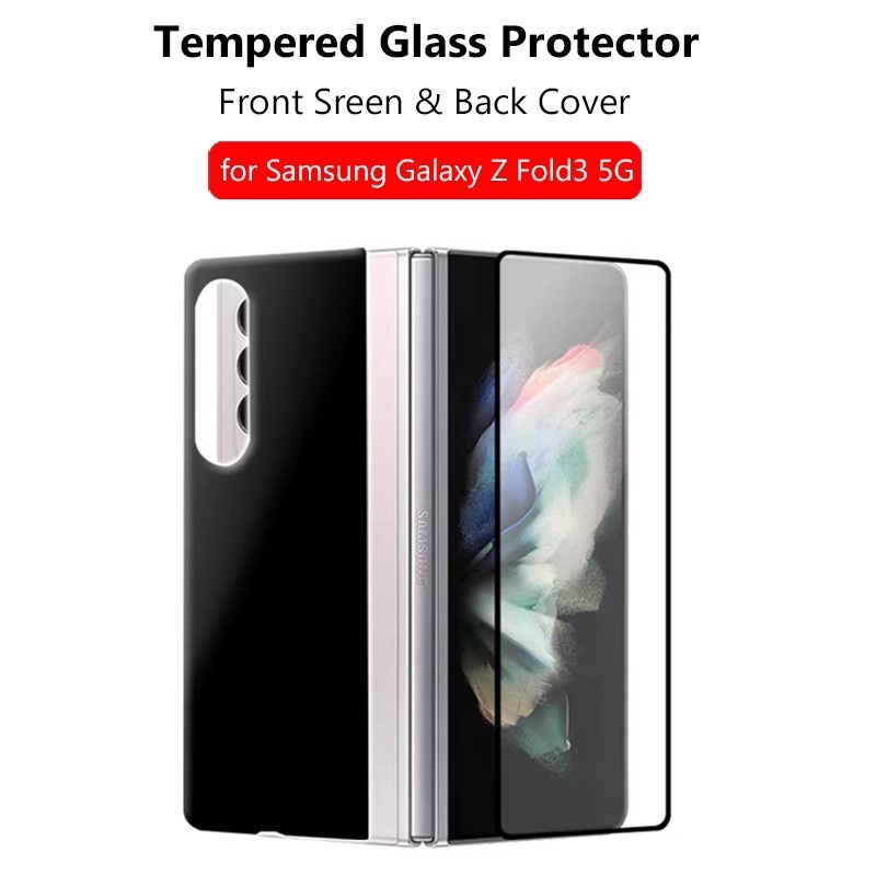 Samsung Z Fold 3_Miến dán kính cường lực full màn mặt trước, mặt sau xịn bảo vệ máy siêu tốt