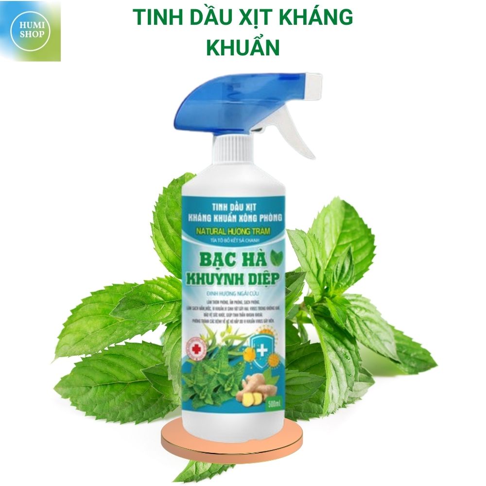 Bình Xịt Khử Khuẩn Xịt Phòng Tinh Dầu Nguyên Chất Hương Chanh Sả Bạc Hà Khuynh Diệp Bồ Kết Khử Mùi Thơm Phòng Sát Khuẩn