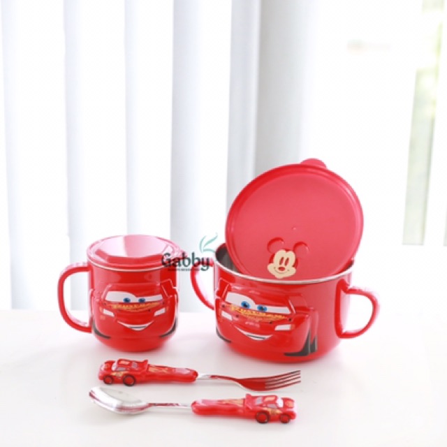 BỘ ĂN DẶM DISNEY 3D CHO BÉ - 4 MÓN