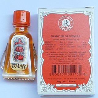 COMBO 1 DẦU THÁI ĐỎ 3 ML + DẦU SÂM LĂN 8 ML