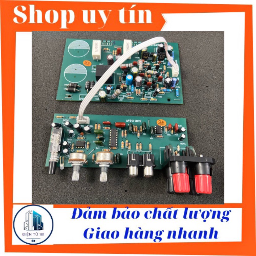 Mạch cắt tín hiệu và mạch công suất cho lưng sub điện 2 sò