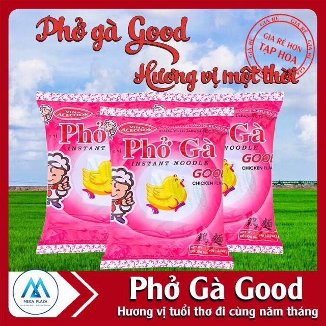 Thùng phở gà, phở bò Good 68g*30 gói | BigBuy360 - bigbuy360.vn