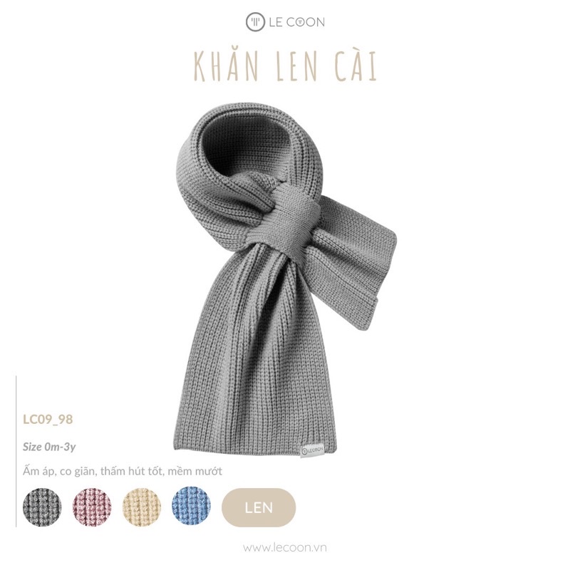 Le coon - Khăn len cài LC0998