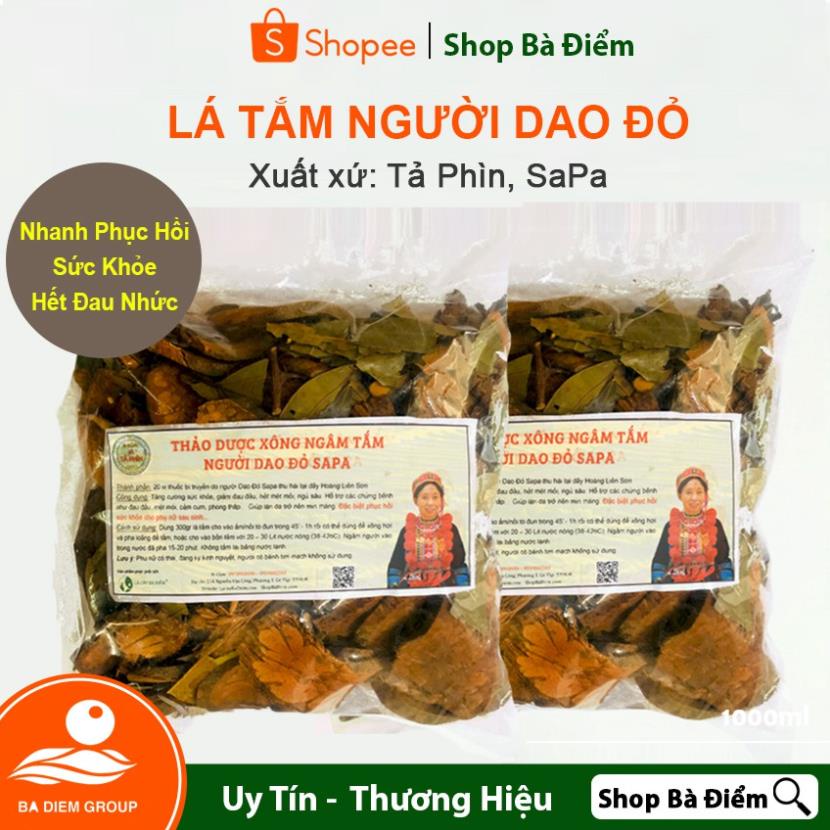Lá Tắm Sau Sinh - Lá Tắm Dao Đỏ | Xông Hơi Ngâm Tắm | Phục Hồi Sức Khỏe, Đẹp Da, Hết Đau Nhức Xương Khớp - Shop Bà Điểm