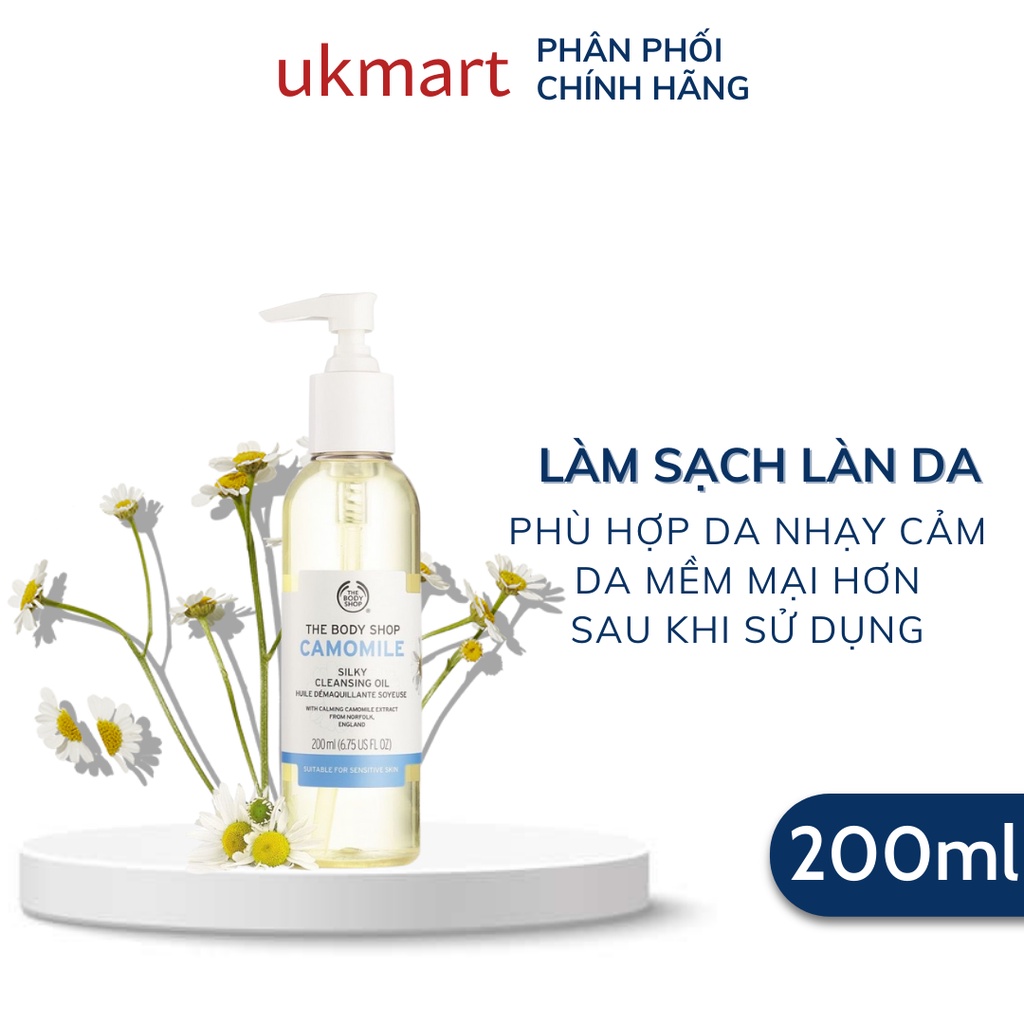 Dầu Tẩy Trang The Body Shop Camomile Silky Cleansing Oil 200ml