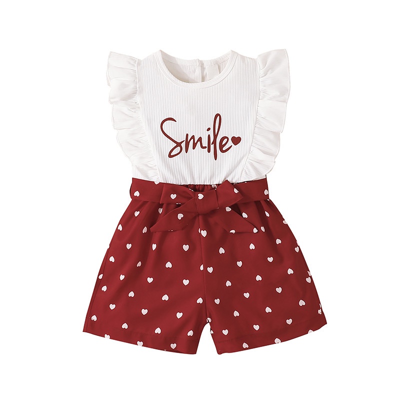 Body bé gái đồ từ 4 đến 7 Tuổi bodysuit liền thân Hồng Dễ Thương mùa hè Sát Nách quần áo cho bé trẻ em