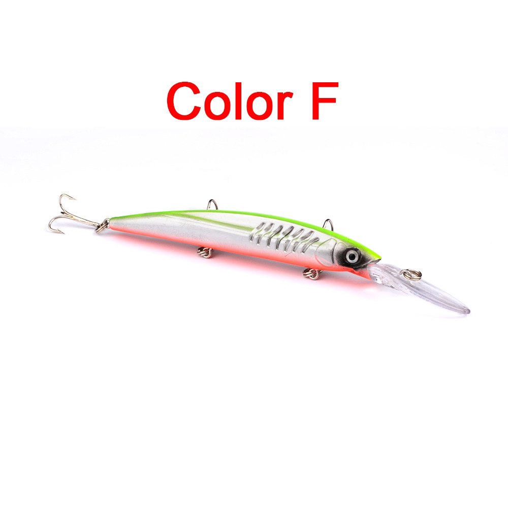 Mồi Câu Cá Giả Chia Thành 6 Đoạn 152mm 12.5g Tiện Dụng
