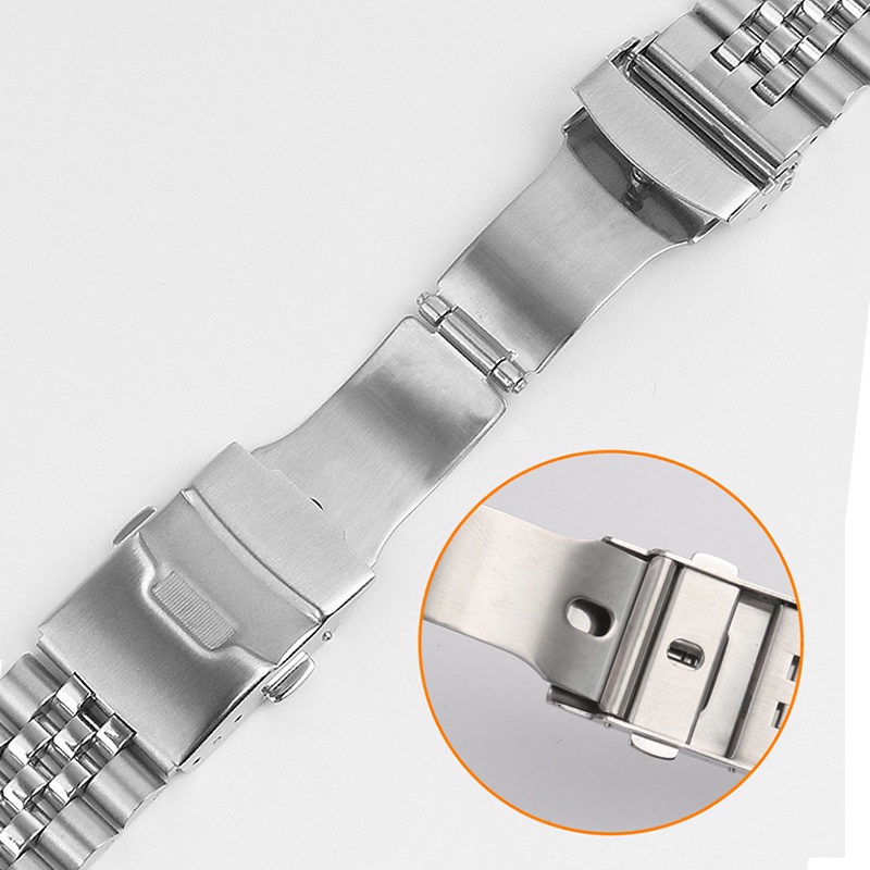 Dây Đeo Đồng Hồ Bằng Thép Không Gỉ 316L Cao Cấp Cho Seiko Abalone Turtle SRP773 SRP774 SRP777 2.5mm