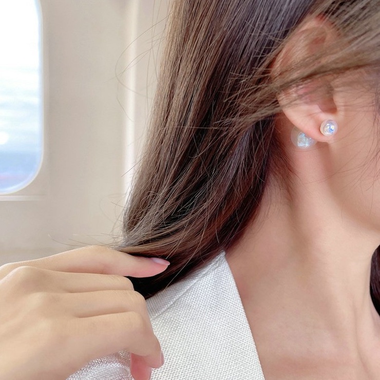 Khuyên Tai Ngọc Trai Nhiều Màu Sắc Thời Trang