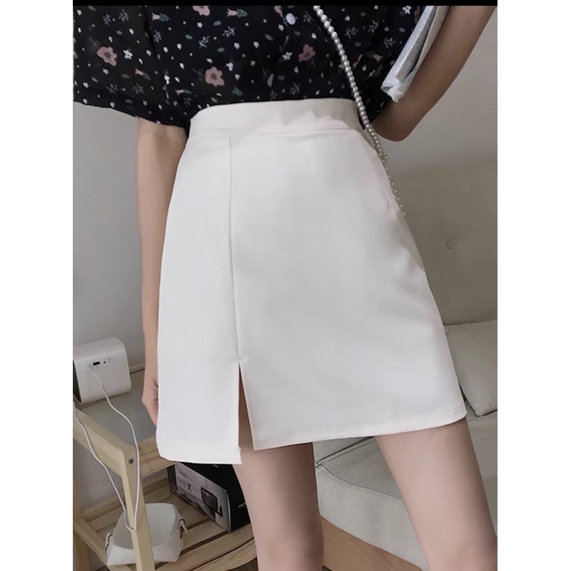 chân váy chữ a xẻ cạnh ngắn, có quần lót trong -242 | BigBuy360 - bigbuy360.vn