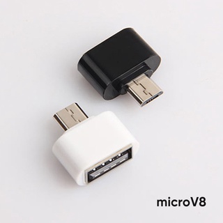 High quality usb 2.0 android otg micro v8 adapter converter male to female usb-a type-a