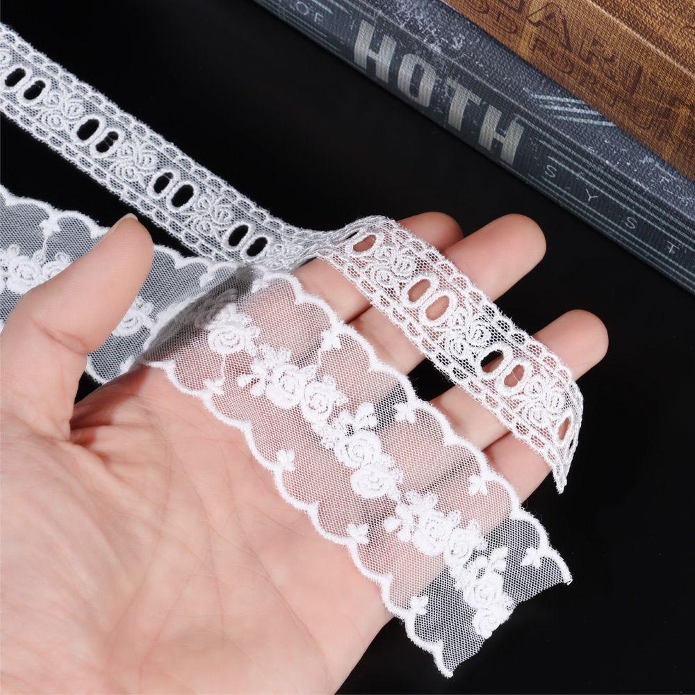 Ruy Băng Ren Co Giãn Màu Cầu Vồng Chất Lượng Cao Dùng May Quần Áo Búp Bê Đồ Chơi DIY