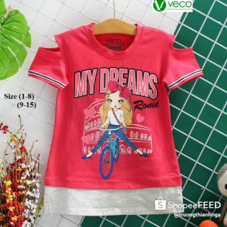 Đầm thun veco my dream rớt vai 25-30kg