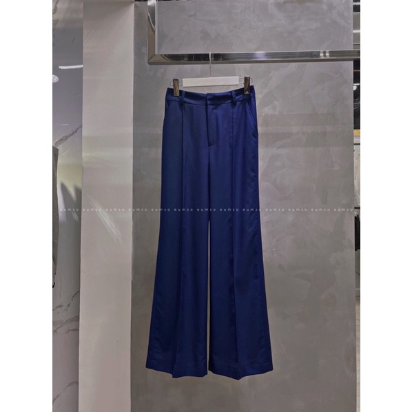 EUMSO - Quần tây hack dáng lưng cao ống rộng LANA PANTS