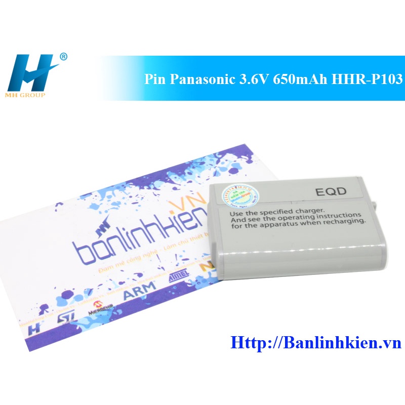 TL Pin Panasonic 3.6V 650mAh HHR-P103