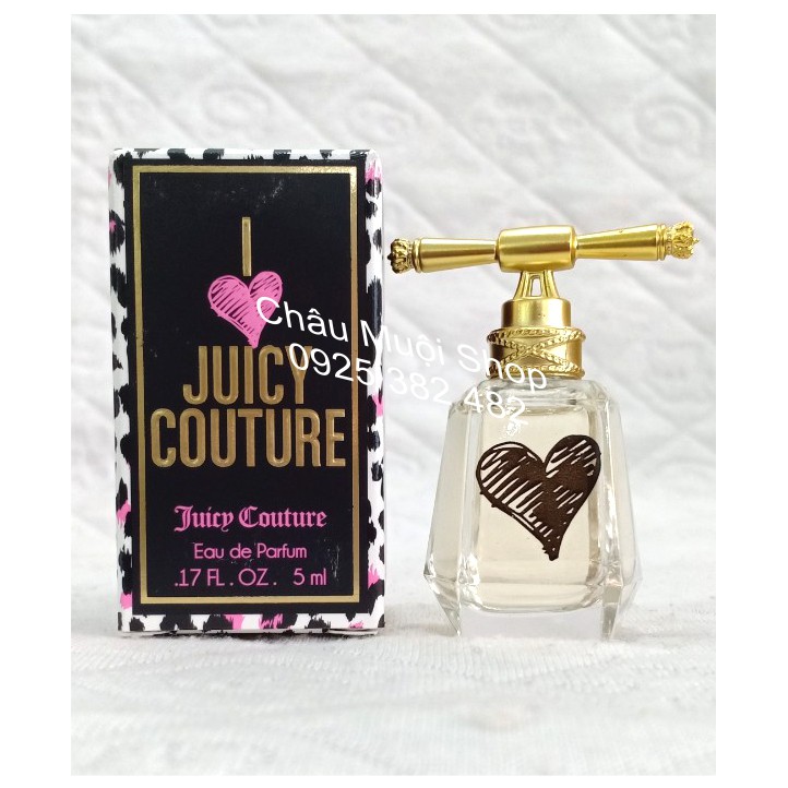 Nước Hoa Mini I Love Juicy Couture For women -5ml-Hàng Xách Tay Mỹ