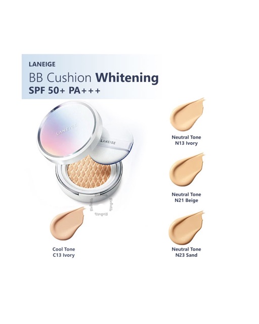 (hàng Mới Về) Kem Bb Laneige Làm Trắng Spf50 + Pa + + +