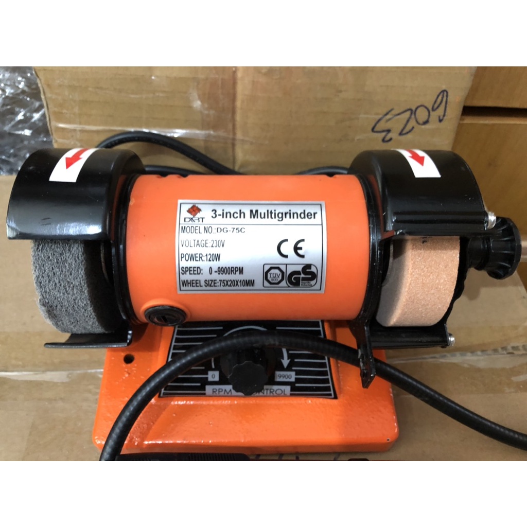 Máy mài hai đá đa năng mini tặng 1viên đá mài cam